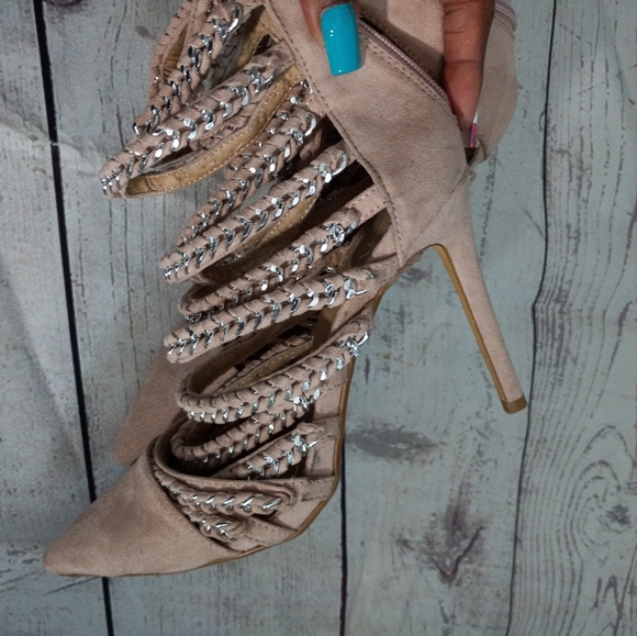 Missguided caged heels sz 8.5 - Picture 1 of 6